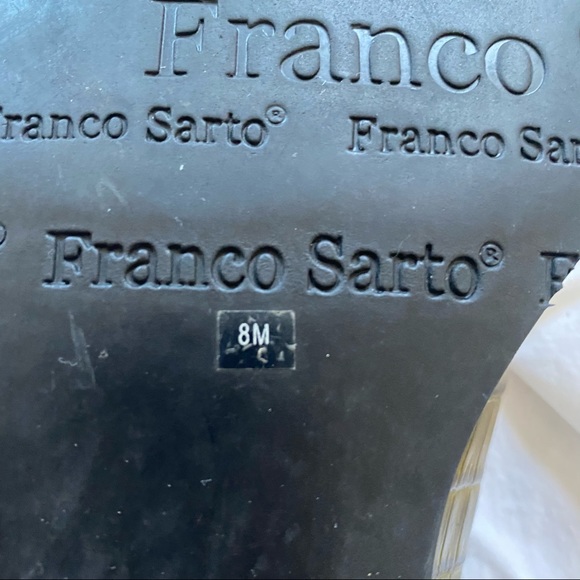 Franco Sarto Green Croc Leather Slip On Loafers - Picture 10 of 10